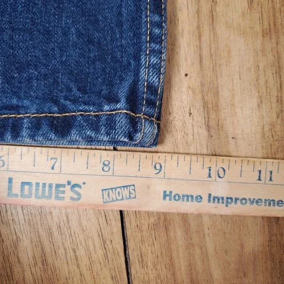 Levis for Brooks Brothers Mens Jeans 35x32 Made in USA Dark Wash Bootcut